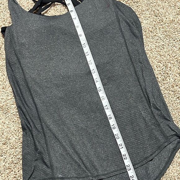 Lululemon Women's Wild Tank Top Gray Size 4 Yoga Gym Activewear - Picture 3 of 7